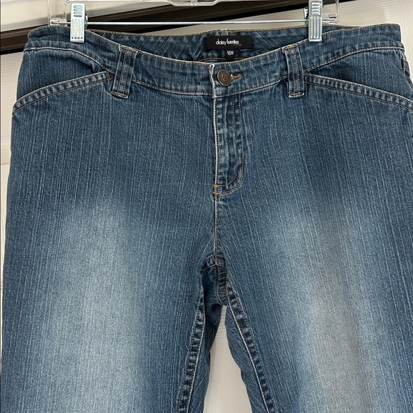 Daisy Denim - Daisy Fuentes Cropped Blue Denim Jeans Size 16W